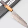 Tsunehisa AUS10 Nawame Damast Santoku 17 cm