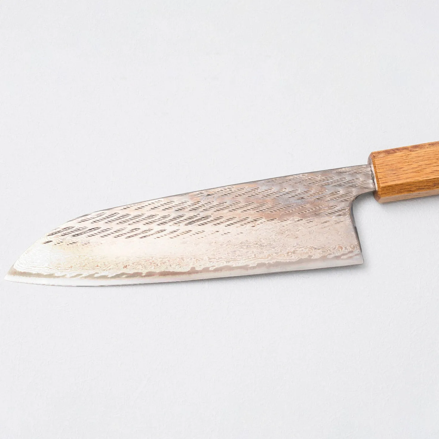 Tsunehisa AUS10 Nawame Damast Santoku 17 cm