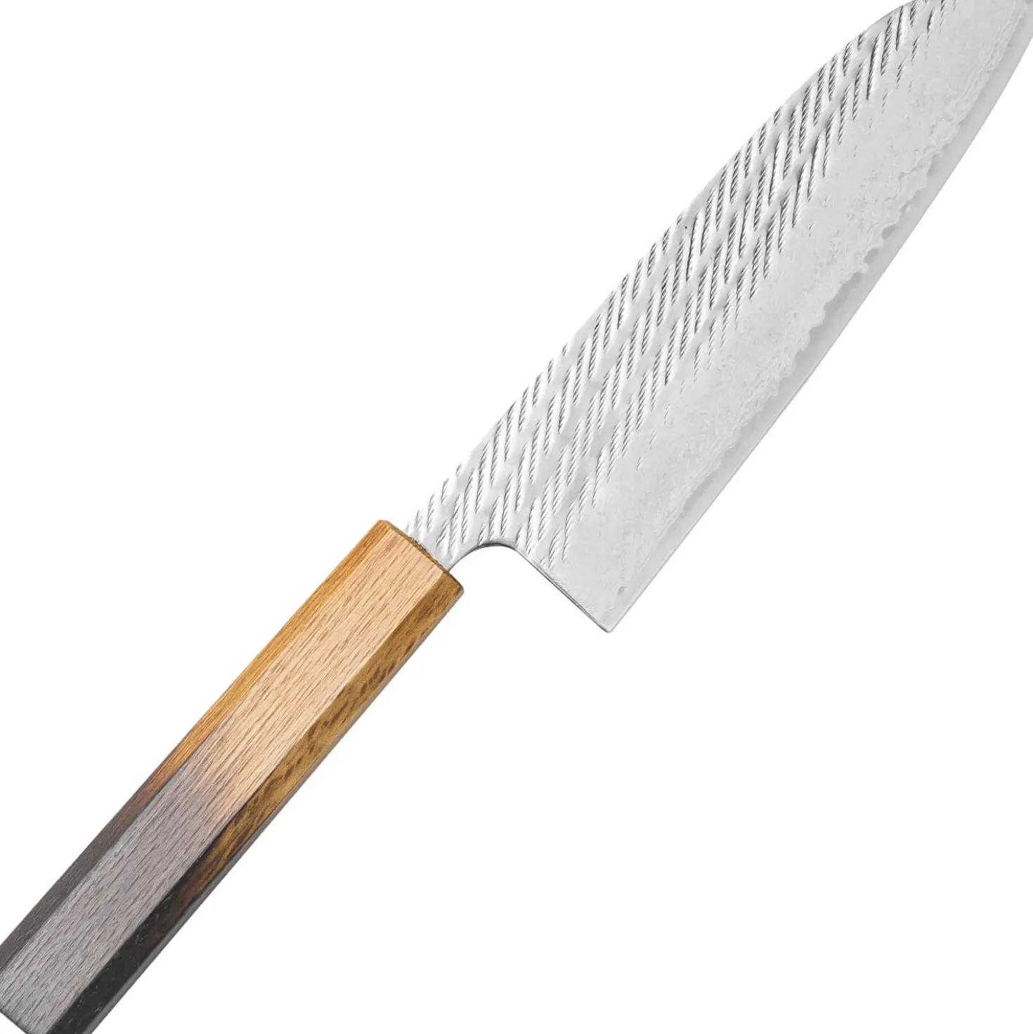 Tsunehisa AUS10 Nawame Damast Santoku 17 cm