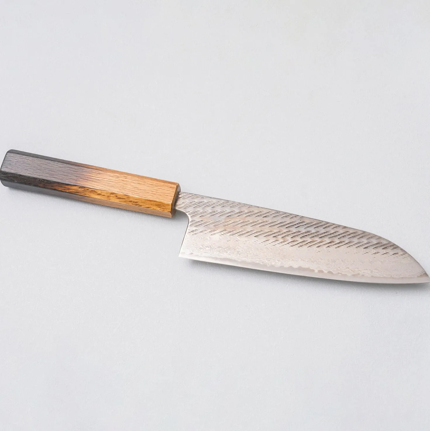 Tsunehisa AUS10 Nawame Damast Santoku 17 cm