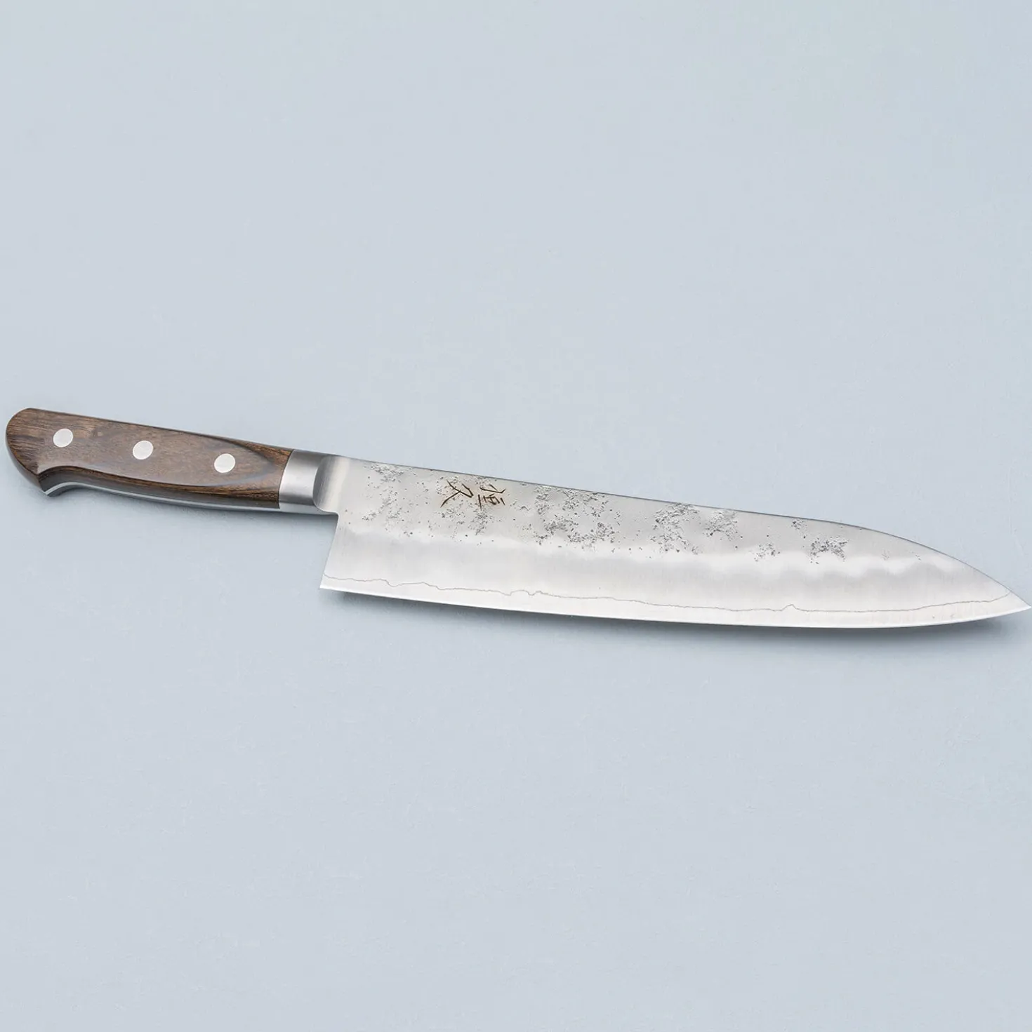 Tsunehisa Ginsan Nashiji Brown Gyuto 21 cm