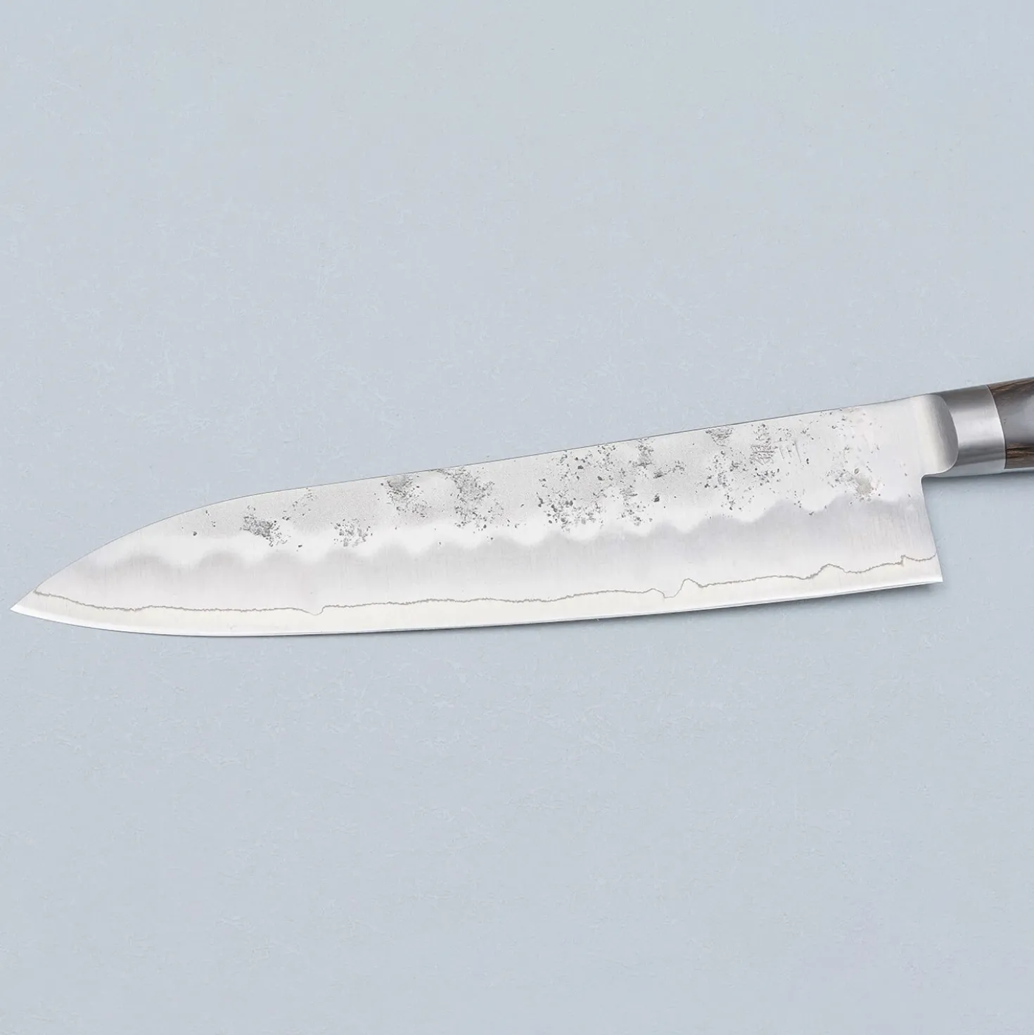 Tsunehisa Ginsan Nashiji Brown Gyuto 21 cm