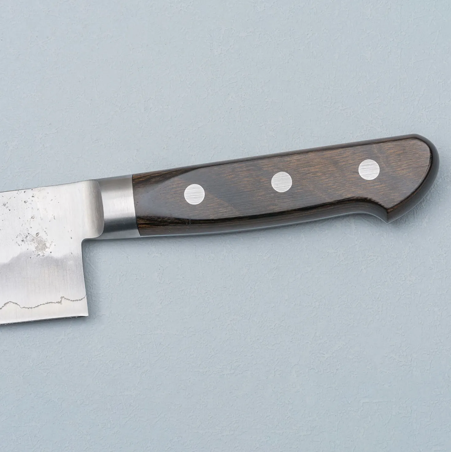 Tsunehisa Ginsan Nashiji Brown Gyuto 21 cm