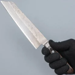 Tsunehisa Ginsan Nashiji Brown Kiritsuke 21 cm