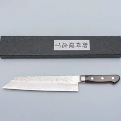 Tsunehisa Ginsan Nashiji Brown Kiritsuke 21 cm