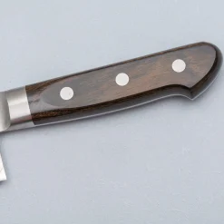 Tsunehisa Ginsan Nashiji Brown Kiritsuke 21 cm