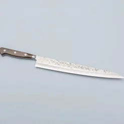 Tsunehisa Ginsan Nashiji Brown Sujihiki 27 cm