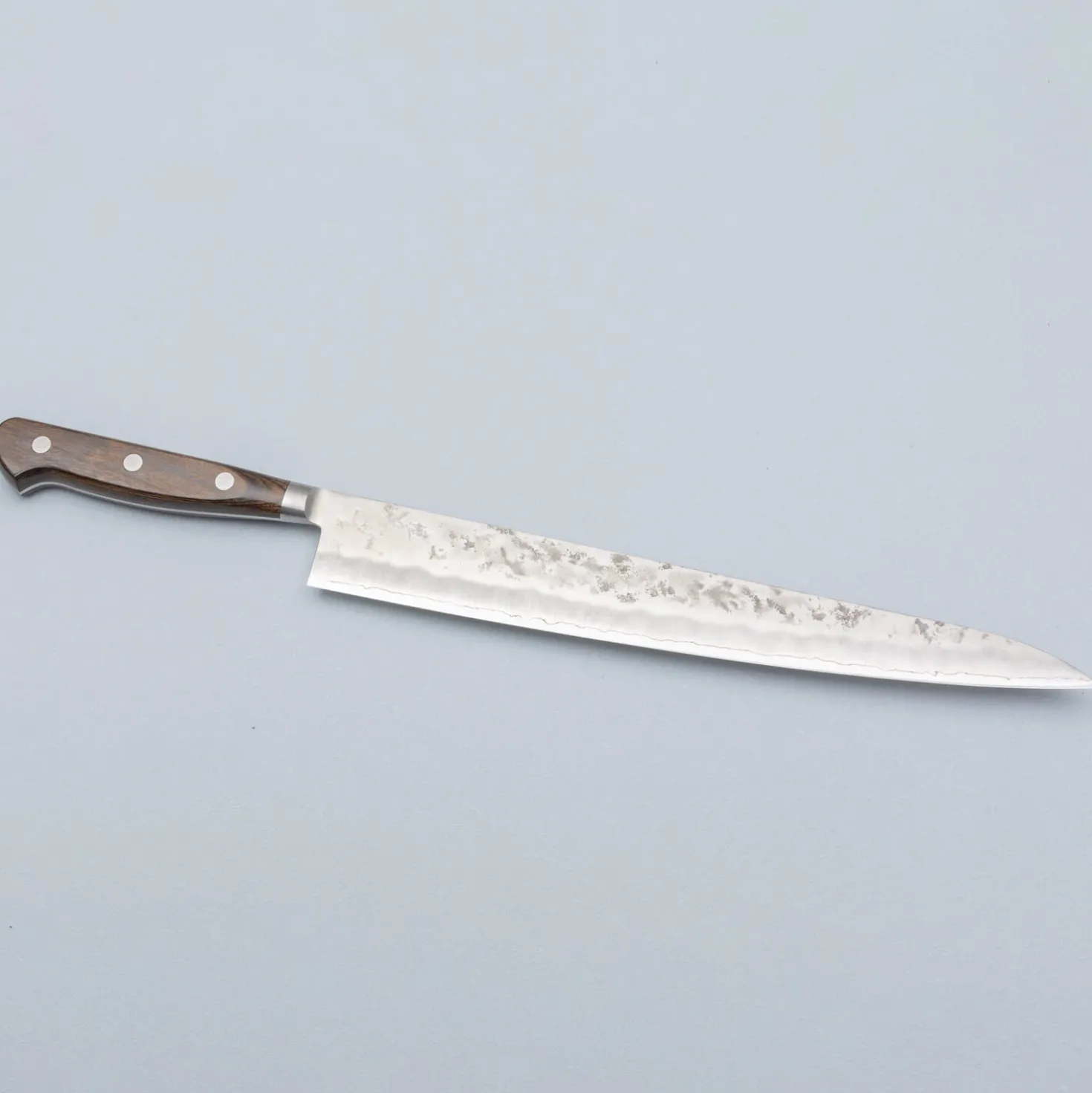 Tsunehisa Ginsan Nashiji Brown Sujihiki 27 cm