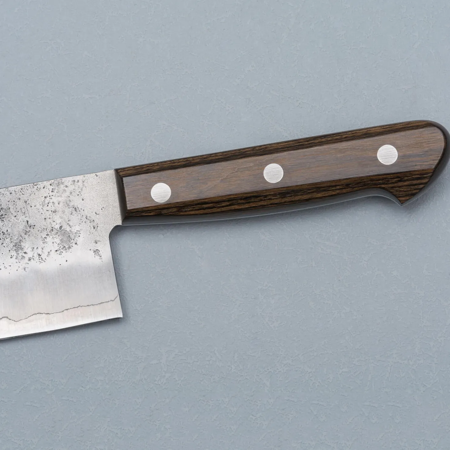 Tsunehisa Ginsan Nashiji Brown Nakiri 16.5 cm