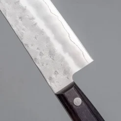 Tsunehisa Ginsan Nashiji Purple Santoku 17 cm