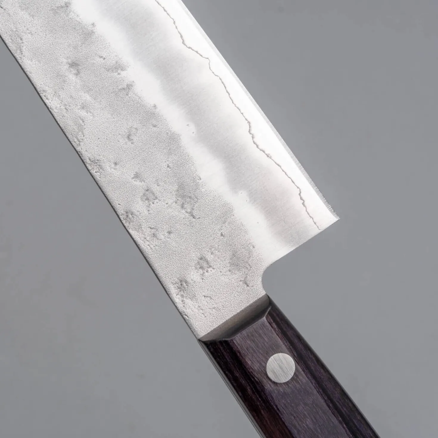 Tsunehisa Ginsan Nashiji Purple Santoku 17 cm