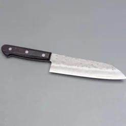 Tsunehisa Ginsan Nashiji Purple Santoku 17 cm