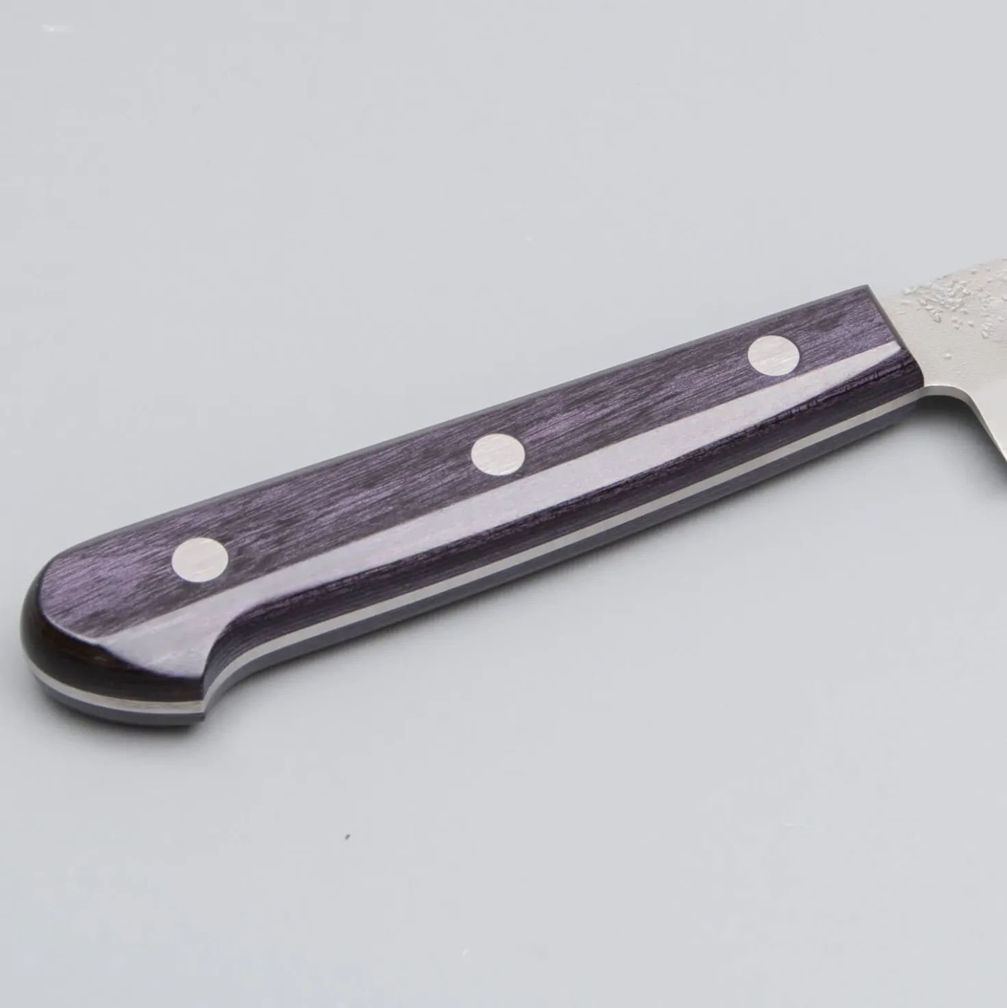 Tsunehisa Ginsan Nashiji Purple Petty 13 cm