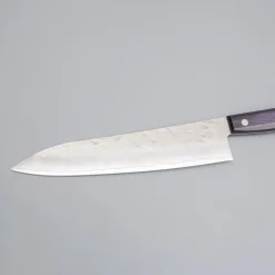 Tsunehisa Ginsan Nashiji Purple Gyuto 21 cm