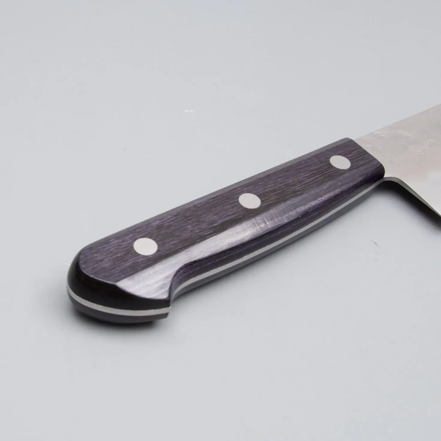 Tsunehisa Ginsan Nashiji Purple Gyuto 21 cm