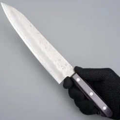 Tsunehisa Ginsan Nashiji Purple Gyuto 21 cm
