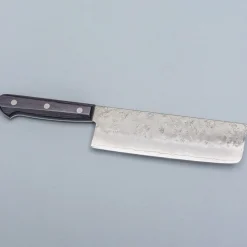 Tsunehisa Ginsan Nashiji Purple Nakiri 16.5 cm