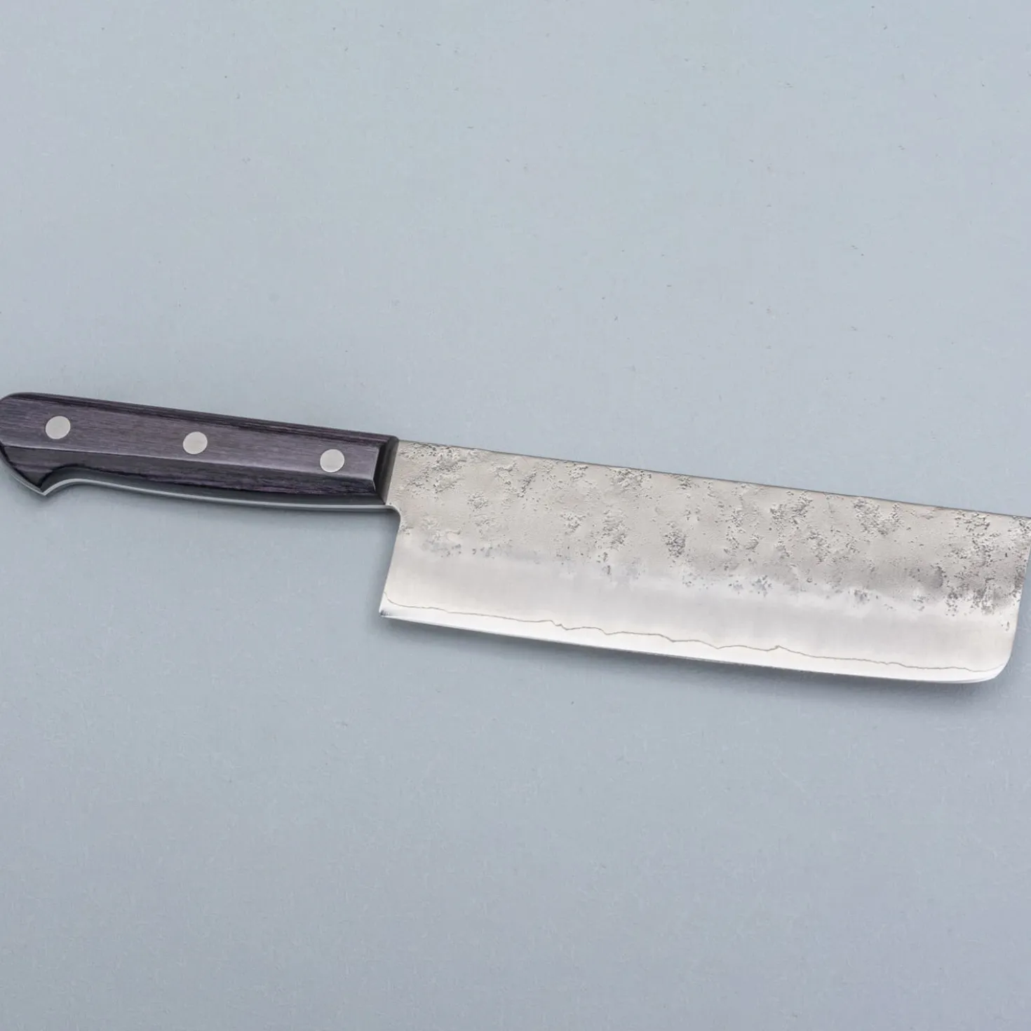 Tsunehisa Ginsan Nashiji Purple Nakiri 16.5 cm
