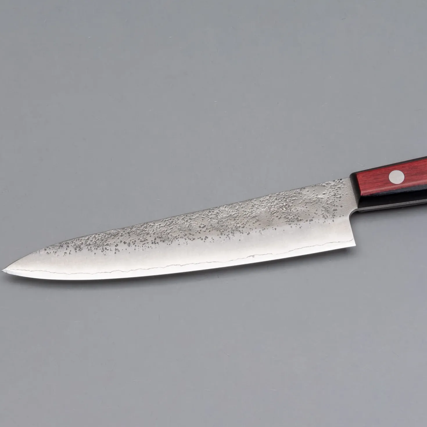 Tsunehisa Ginsan Nashiji Red Petty 13 cm