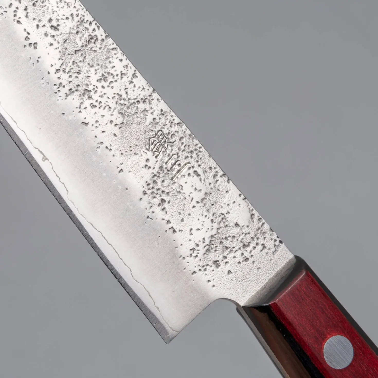 Tsunehisa Ginsan Nashiji Red Petty 13 cm