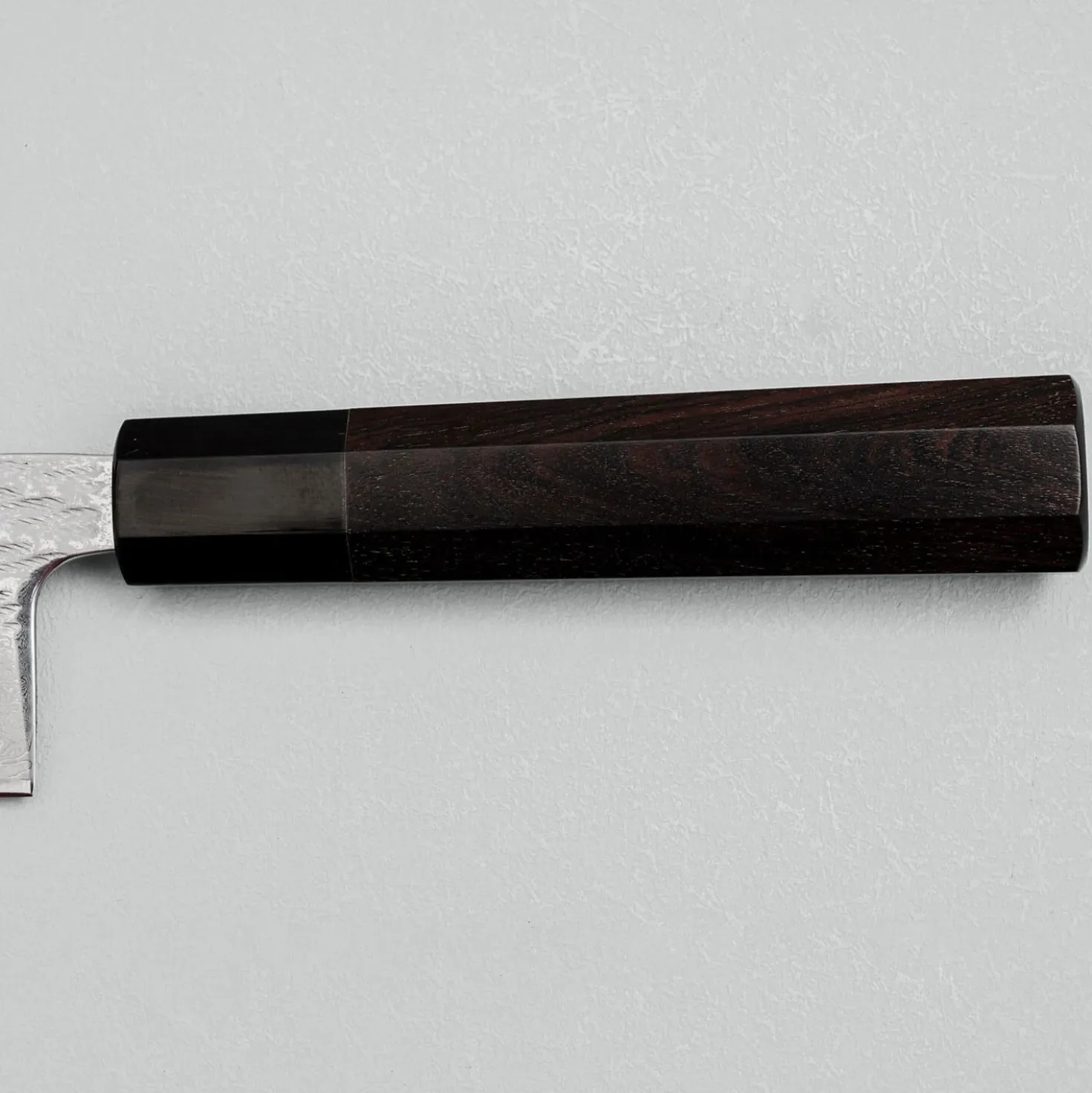 Tsunehisa Ginsan Nawame Damast Ebony Santoku 17 cm
