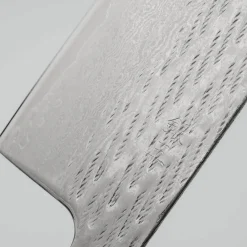 Tsunehisa Ginsan Nawame Damast Ebony Santoku 17 cm