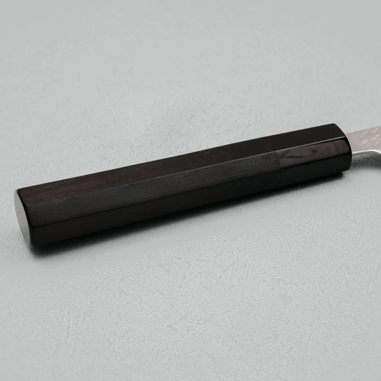 Tsunehisa Ginsan Nawame Damast Ebony Gyuto 24 cm
