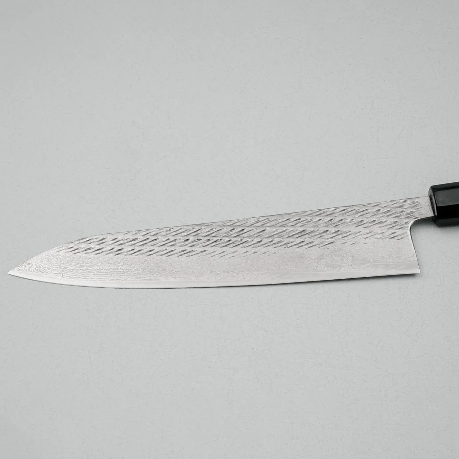 Tsunehisa Ginsan Nawame Damast Ebony Gyuto 24 cm