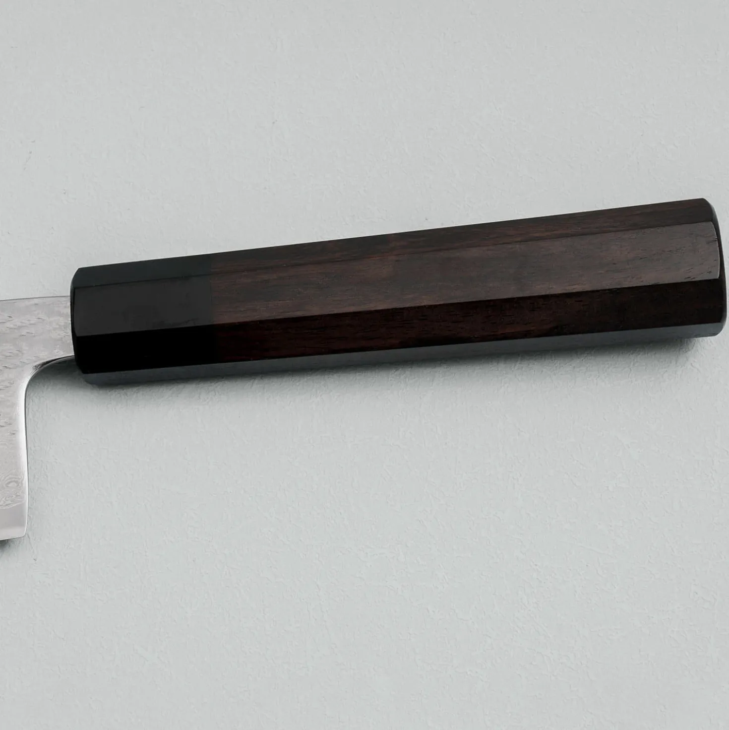 Tsunehisa Ginsan Nawame Damast Ebony Nakiri 16.5 cm