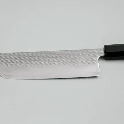 Tsunehisa Ginsan Nawame Damast Ebony Nakiri 16.5 cm