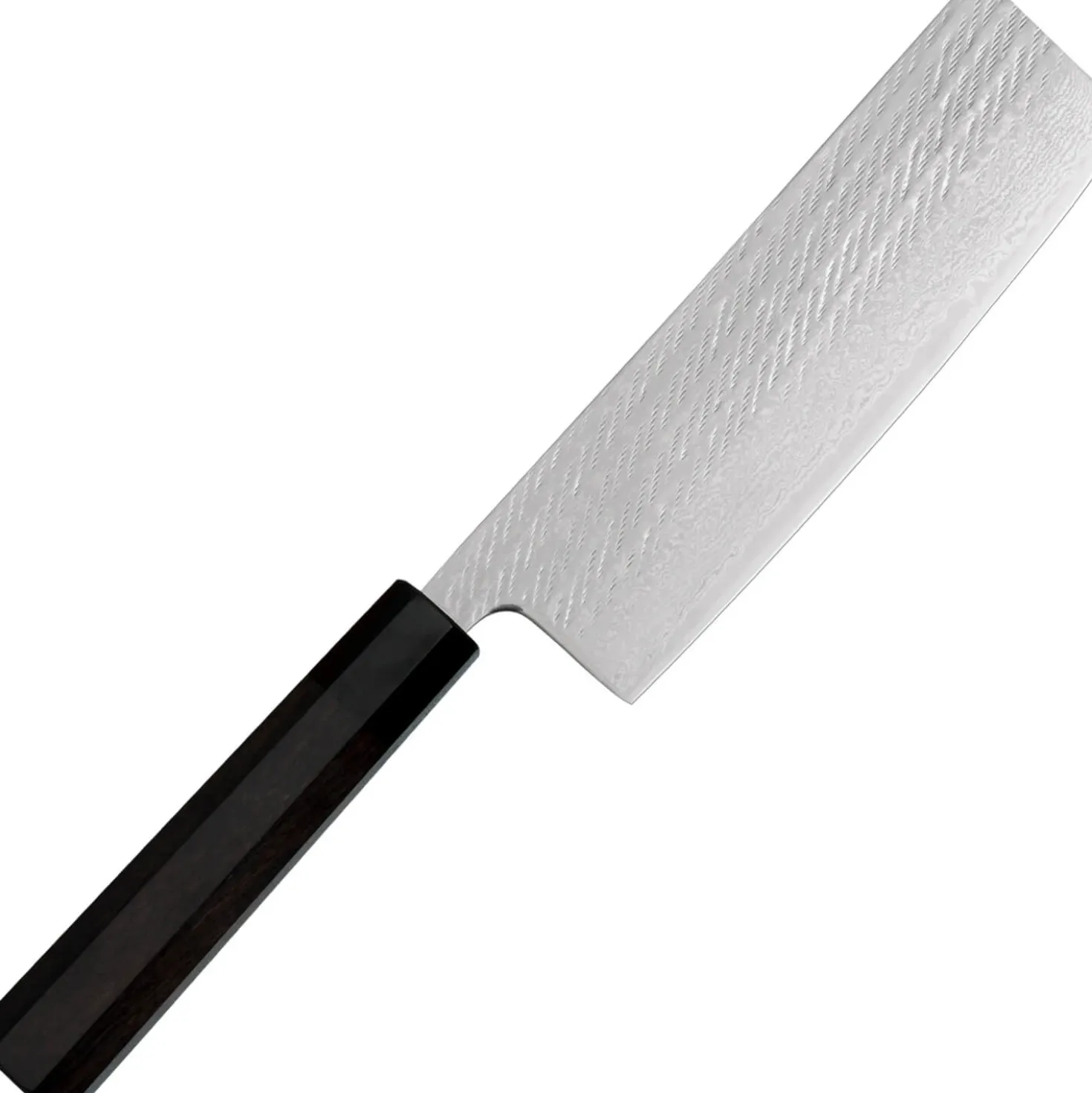 Tsunehisa Ginsan Nawame Damast Ebony Nakiri 16.5 cm
