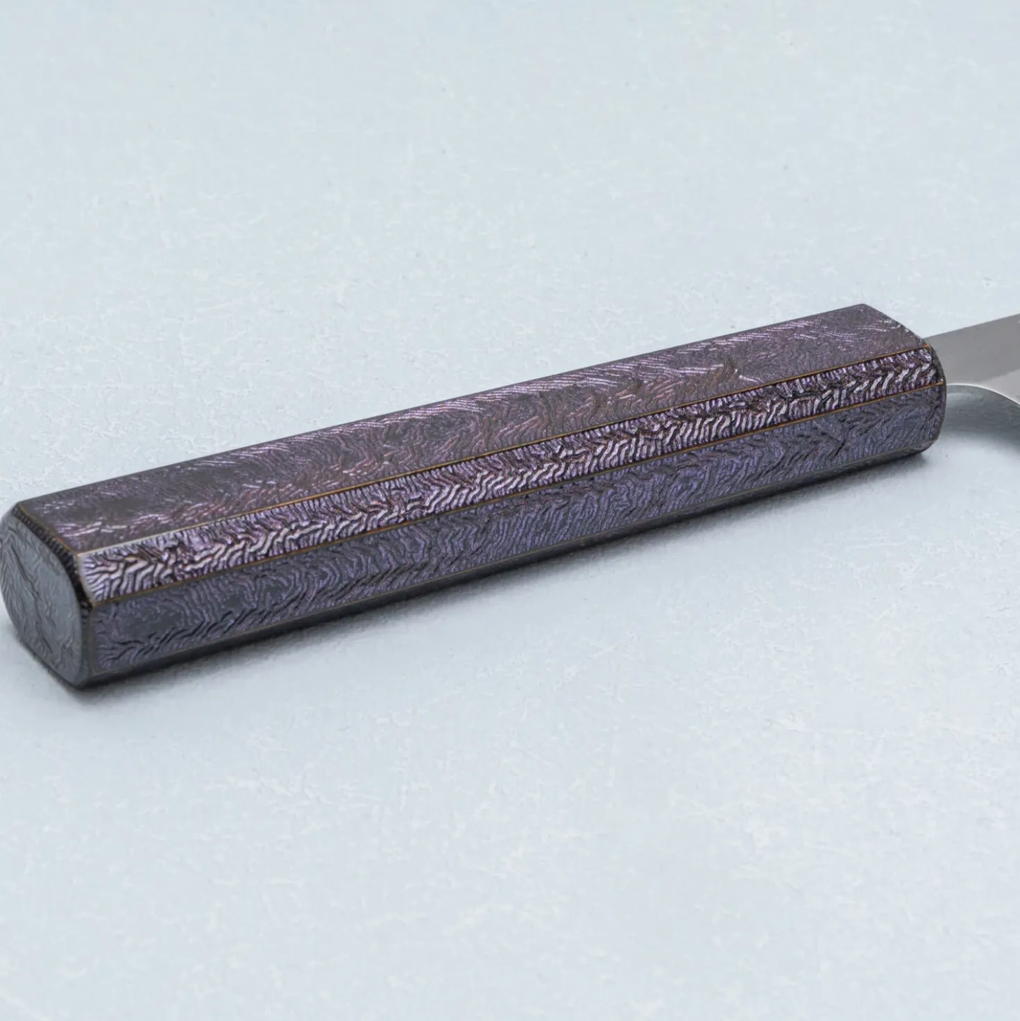 Tsunehisa Shirogami Lacquered Petty 8 cm