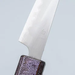Tsunehisa Shirogami Lacquered Petty 8 cm