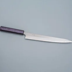 Tsunehisa Shirogami Lacquered Sujihiki 24 cm
