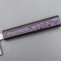 Tsunehisa Shirogami Lacquered Santoku