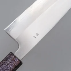 Tsunehisa Shirogami Lacquered Santoku