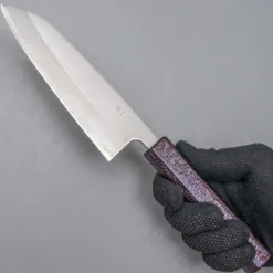 Tsunehisa Shirogami Lacquered Santoku