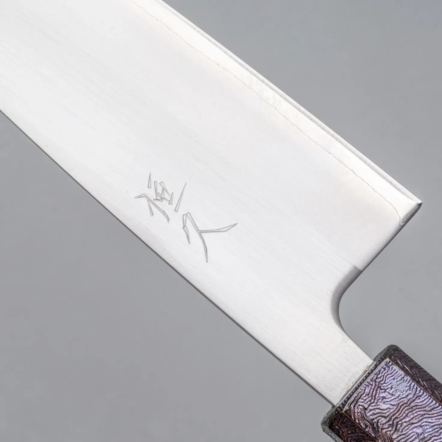 Tsunehisa Shirogami Lacquered Santoku