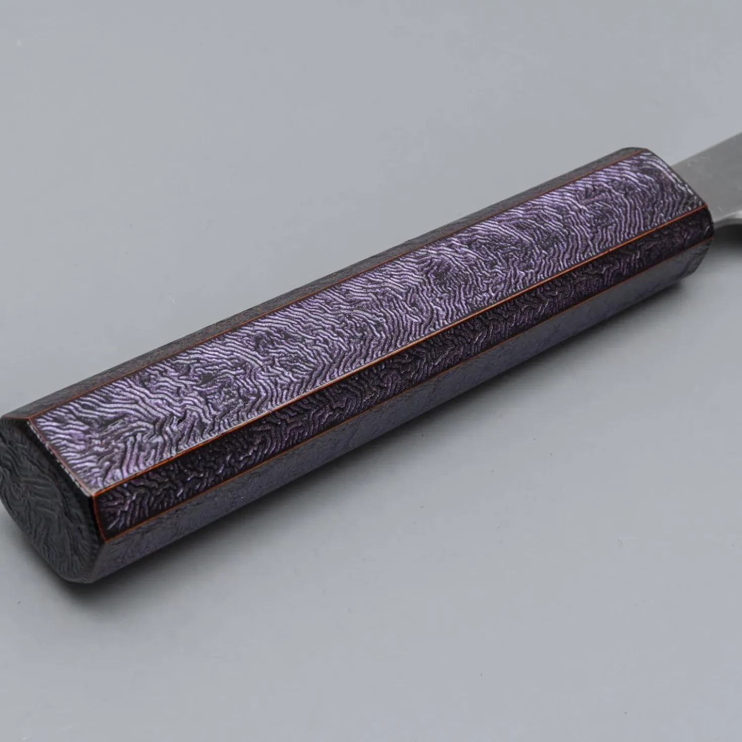 Tsunehisa Shirogami Lacquered Gyuto 21 cm