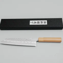 Tsunehisa Shirogami Tsuchime Migaki Kiritsuke 21 cm