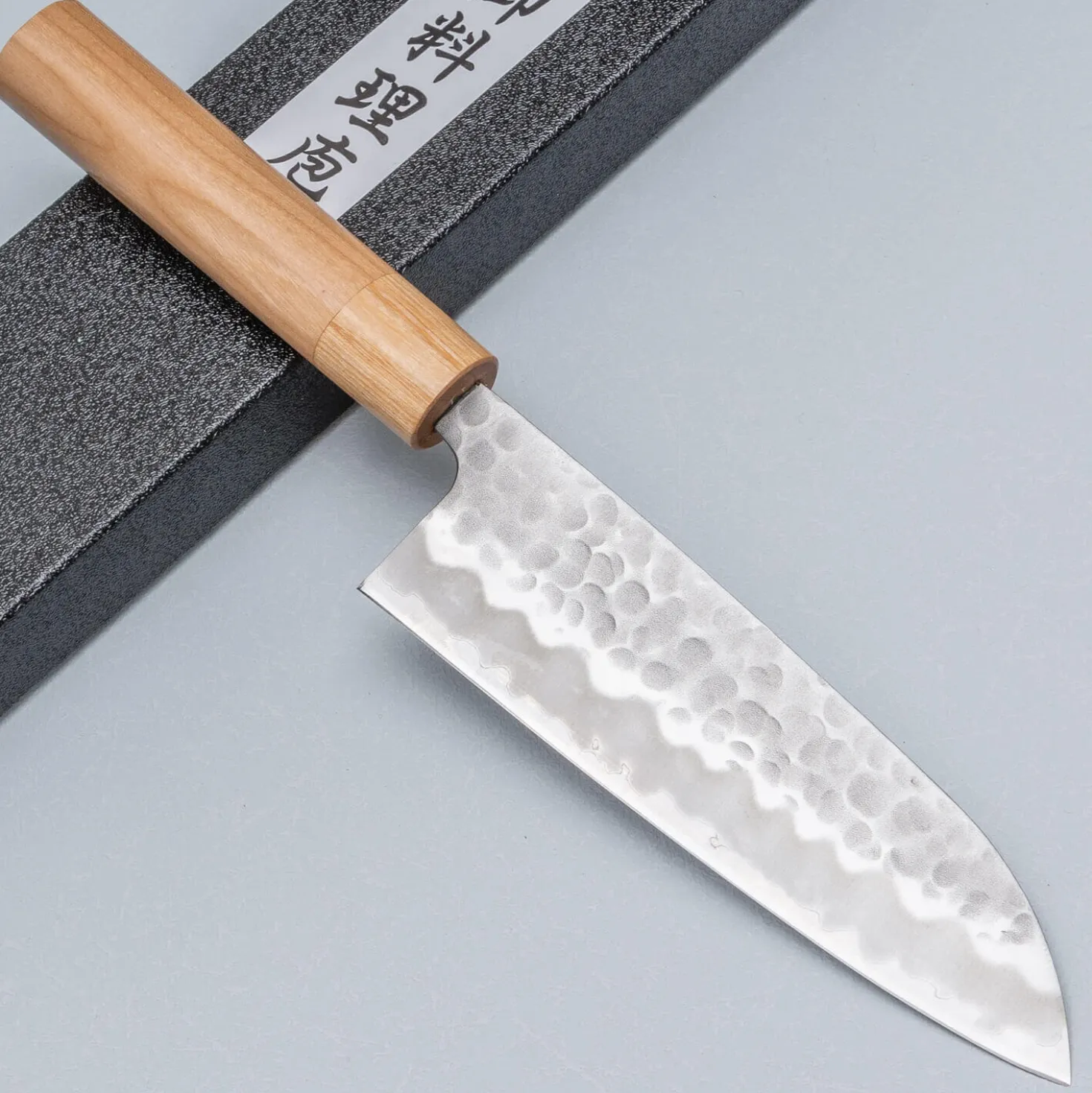 Tsunehisa Shirogami Tsuchime Migaki Santoku 16.5 cm