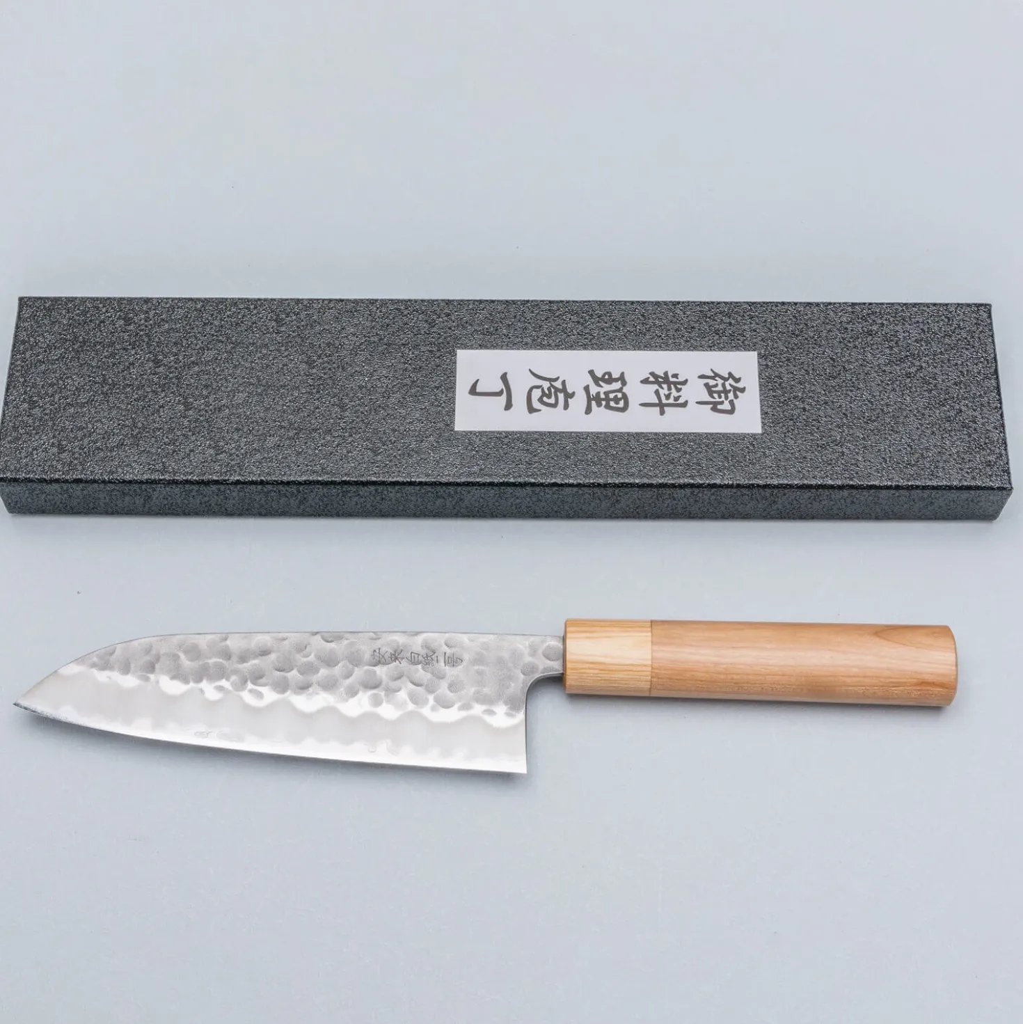 Tsunehisa Shirogami Tsuchime Migaki Santoku 16.5 cm