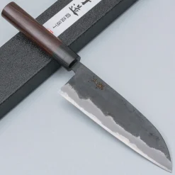 Tsunehisa Tosa Shirogami Kurouchi Santoku 16.5 cm