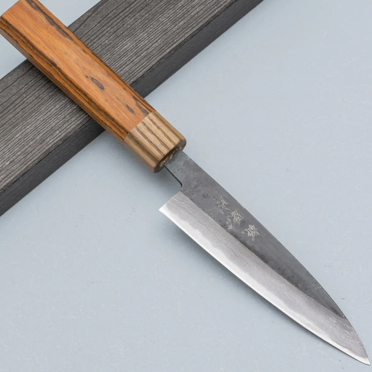 Tsutomu Kajiwara Damascus Bocote Petty 12 cm