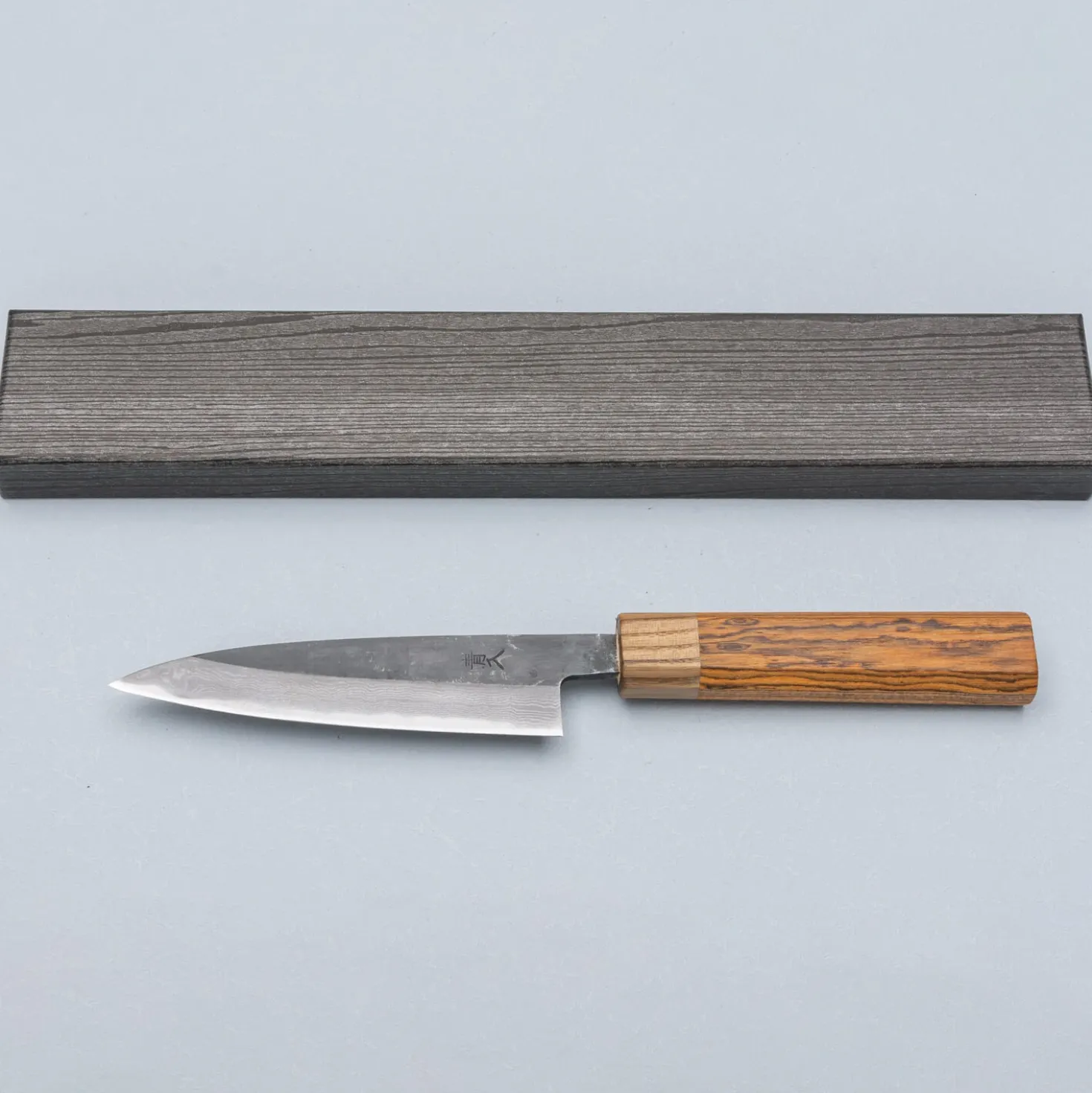Tsutomu Kajiwara Damascus Bocote Petty 12 cm
