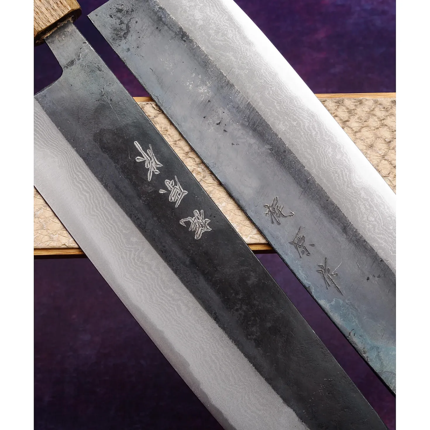 Tsutomu Kajiwara Damascus Bocote Petty 12 cm