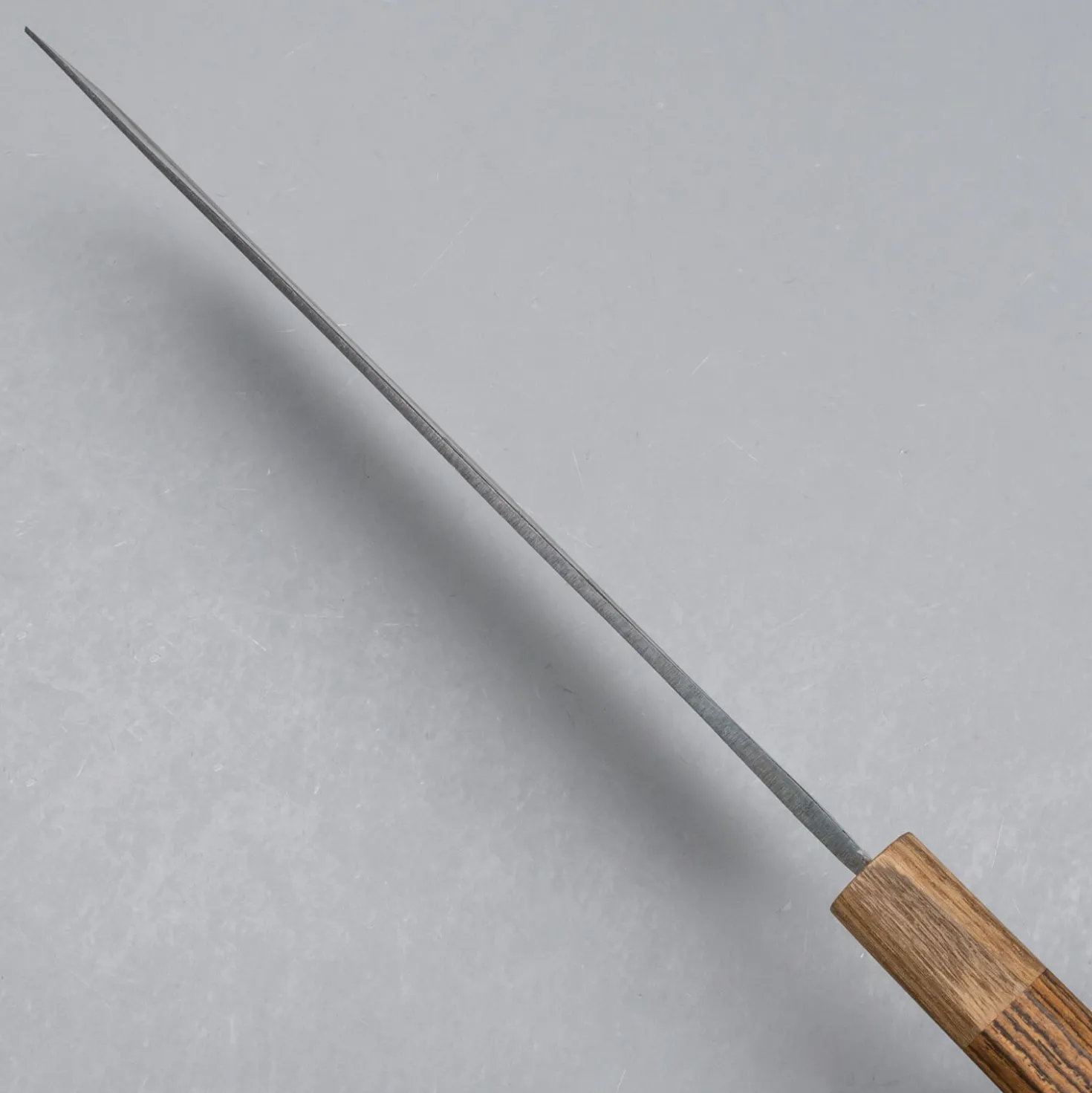 Tsutomu Kajiwara Damascus Bocote Nakiri 18 cm