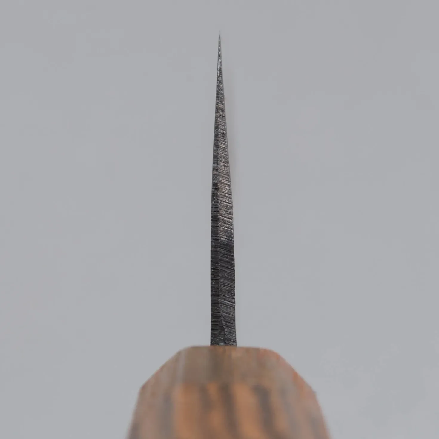 Tsutomu Kajiwara Damascus Bocote Nakiri 18 cm