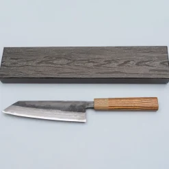 Tsutomu Kajiwara Damascus Bocote Bunka 18 cm