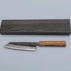 Tsutomu Kajiwara Damascus Bocote Bunka 16.5 cm